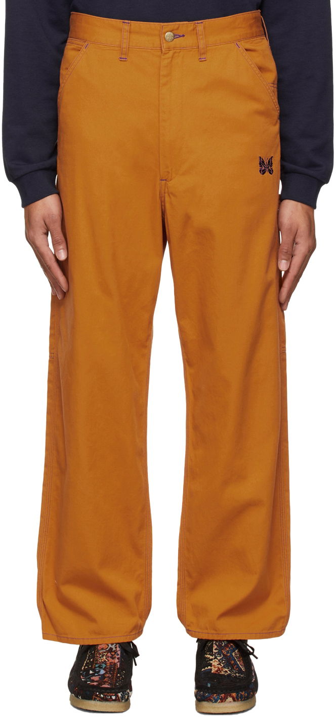 Nohavice Needles NEEDLES SMITH'S Edition Painter Trousers Oranžová | KP287