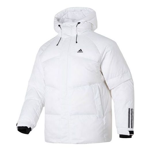 Prešívaná bunda adidas Originals Goose Down Puffer Jacket Biela | IL8925, 0