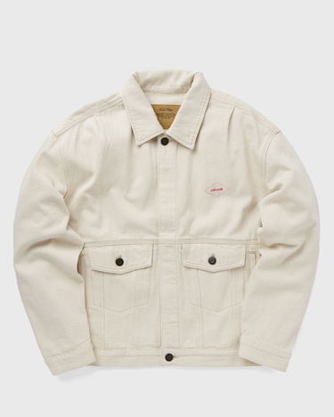 Bunda American Vintage Tineborow Beige Denim Jacket Béžová | TINE16GE24-ECRU, 0