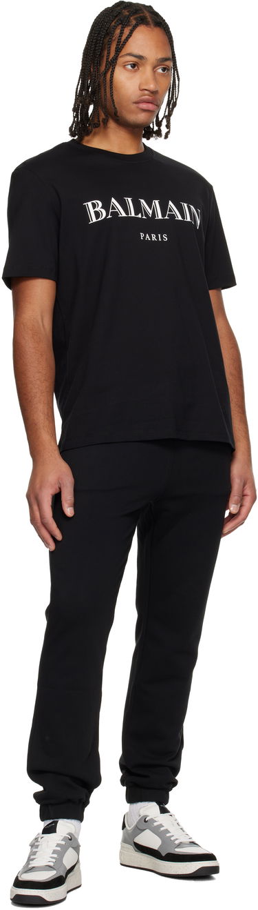 Tričko Balmain 'Balmain' Print T-shirt Čierna | FH2EG000BD28, 3