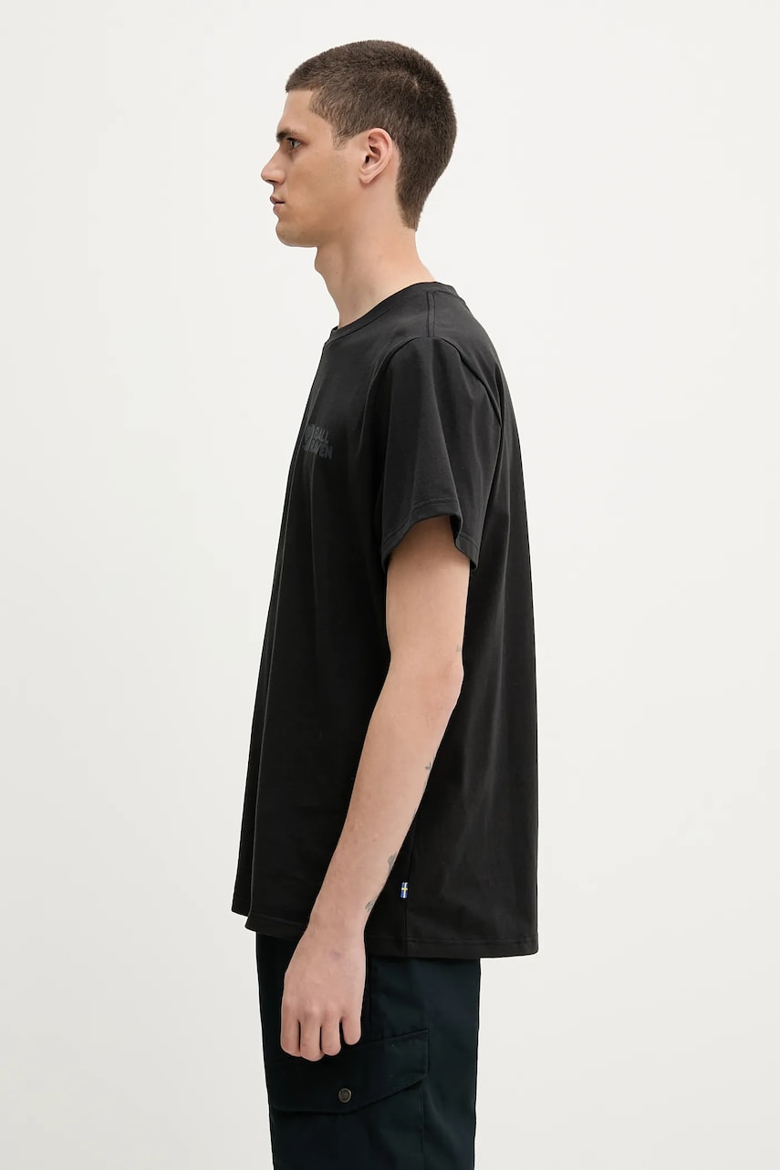 Tričko FJÄLLRÄVEN Fjallraven Heavy Classic Printed T-Shirt Čierna | F12600232, 1