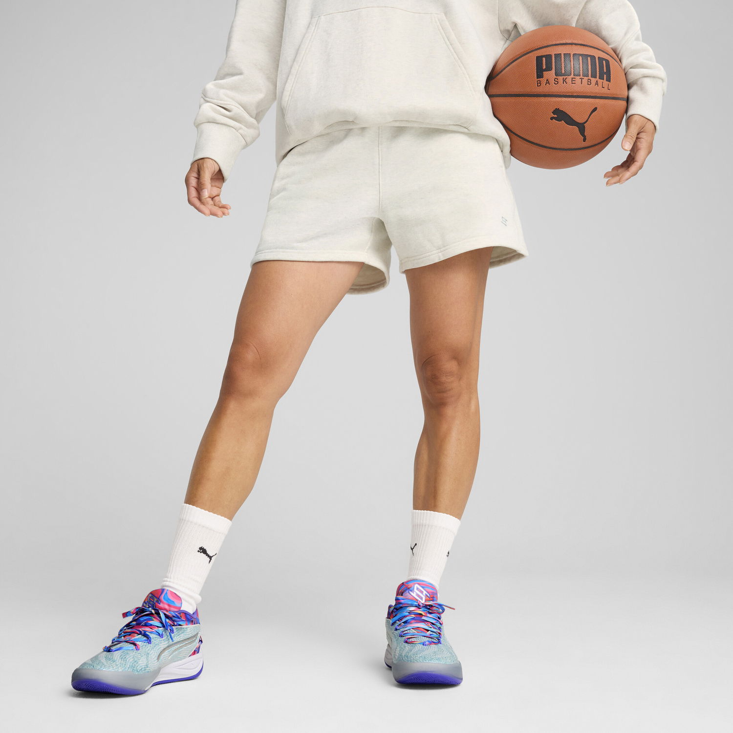 Šortky Puma Stewie Prism Basketball Shorts Béžová | 630525_01, 1