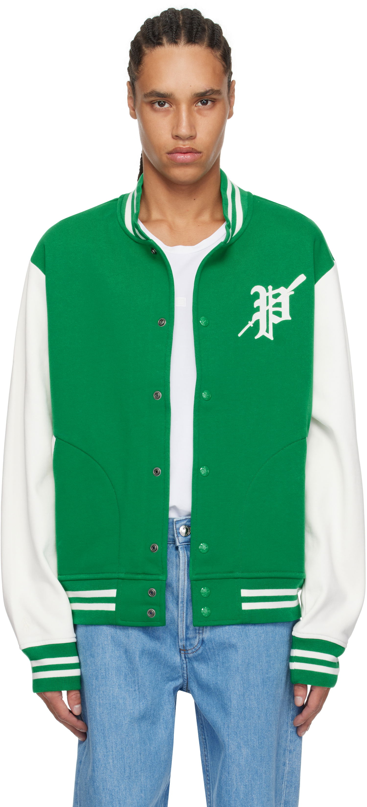 Bomber bunda Polo by Ralph Lauren Ralph Lauren Fleece Graphic Baseball Bomber Jacket Zelené | 710964712001, 0