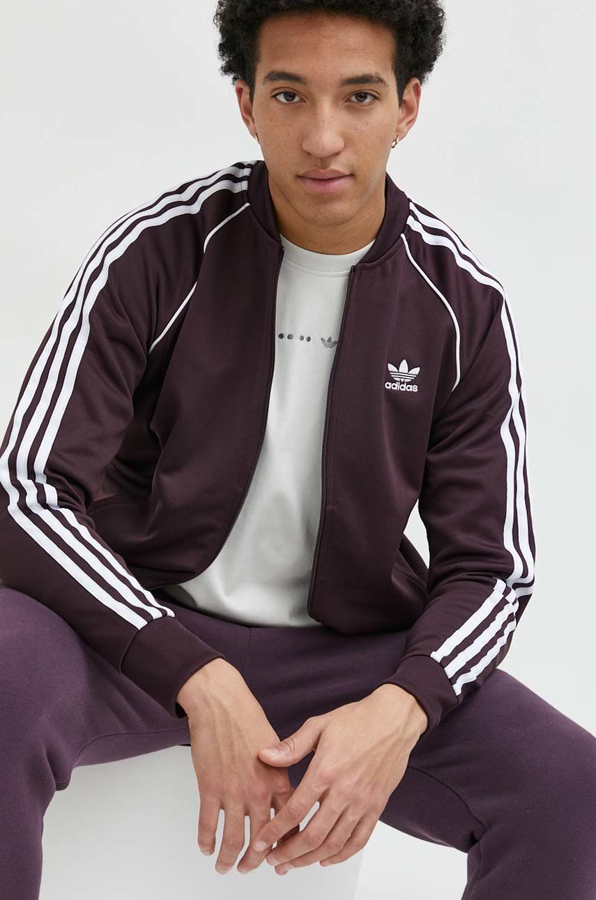 Mikina adidas Originals SST Track Jacket Fialová | HK7339, 0