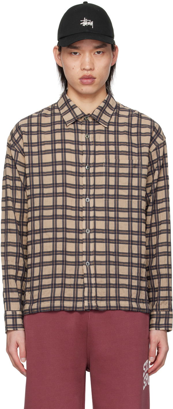 Košeľa Stüssy Tan Sonoma Shirt Hnedá | 1110319, 0