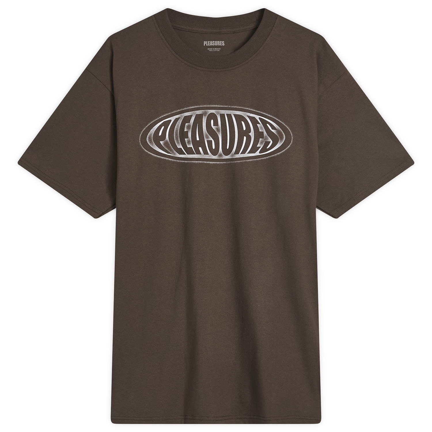 Tričko Pleasures Sandblast Graphic T-Shirt, Size Large Hnedá | P25SU044-CLO, 0