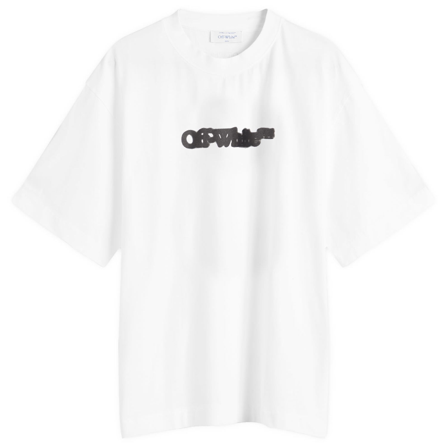 Tričko Off-White Slim Fit T-Shirt with Logo Print, Size Large Biela | OMAA027S25JER00B0110, 1
