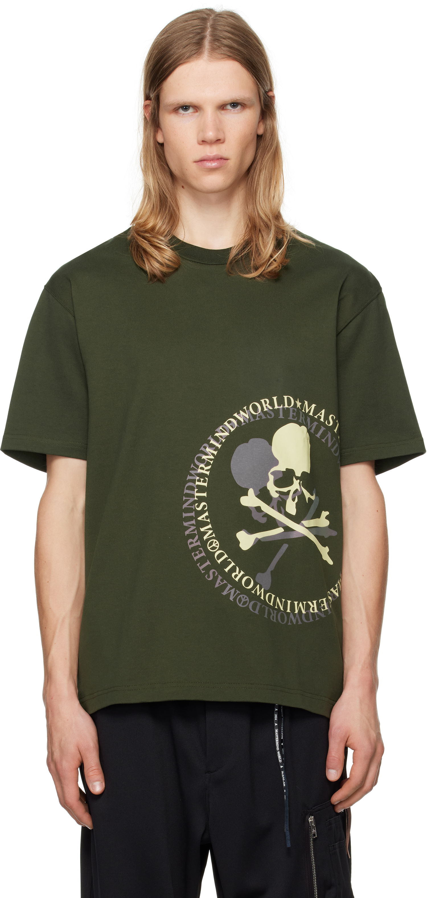 Tričko Mastermind WORLD Aurola Graphic T-Shirt Zelené | MW24S13-TS053-010, 0