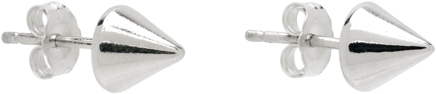 Náušnice MARTINE ALI Martine Ali Silver Cone Spike Earrings Metalická | MASS25046, 1