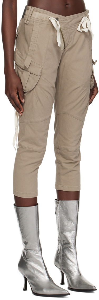 Cargo nohavice Ottolinger Ottolinger Cropped Cargo Pants Béžová | 0903801, 1