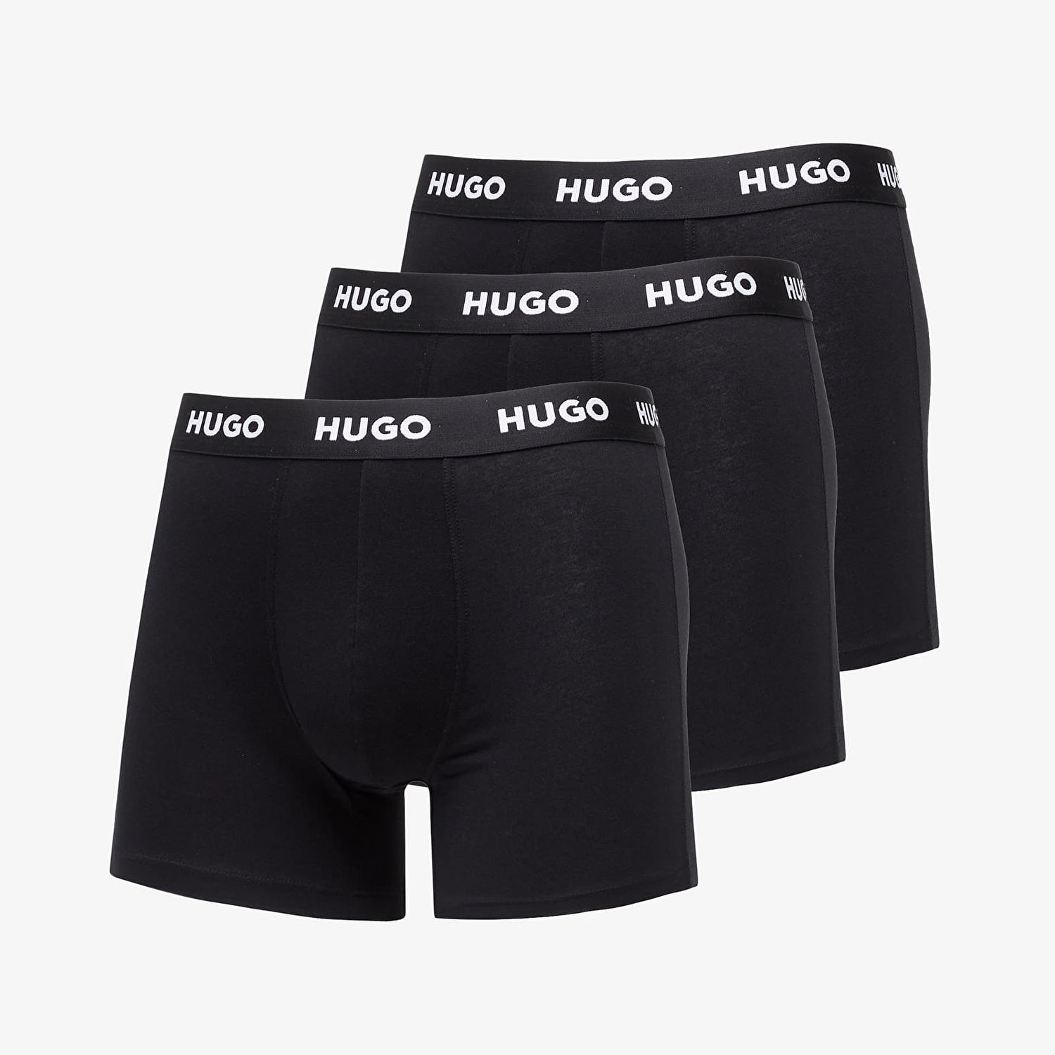 Boxerky BOSS Logo-Waistband Boxer Briefs 3-Pack Black Čierna | 50492348-964, 0