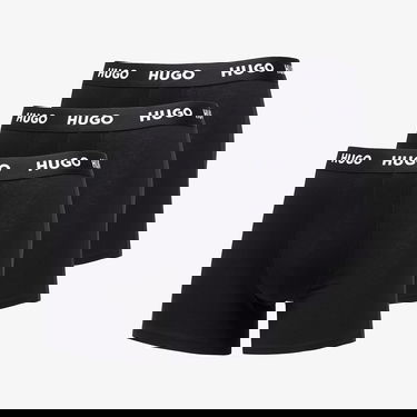 Boxerky BOSS Logo-Waistband Boxer Briefs 3-Pack Black Čierna | 50492348-964, 0