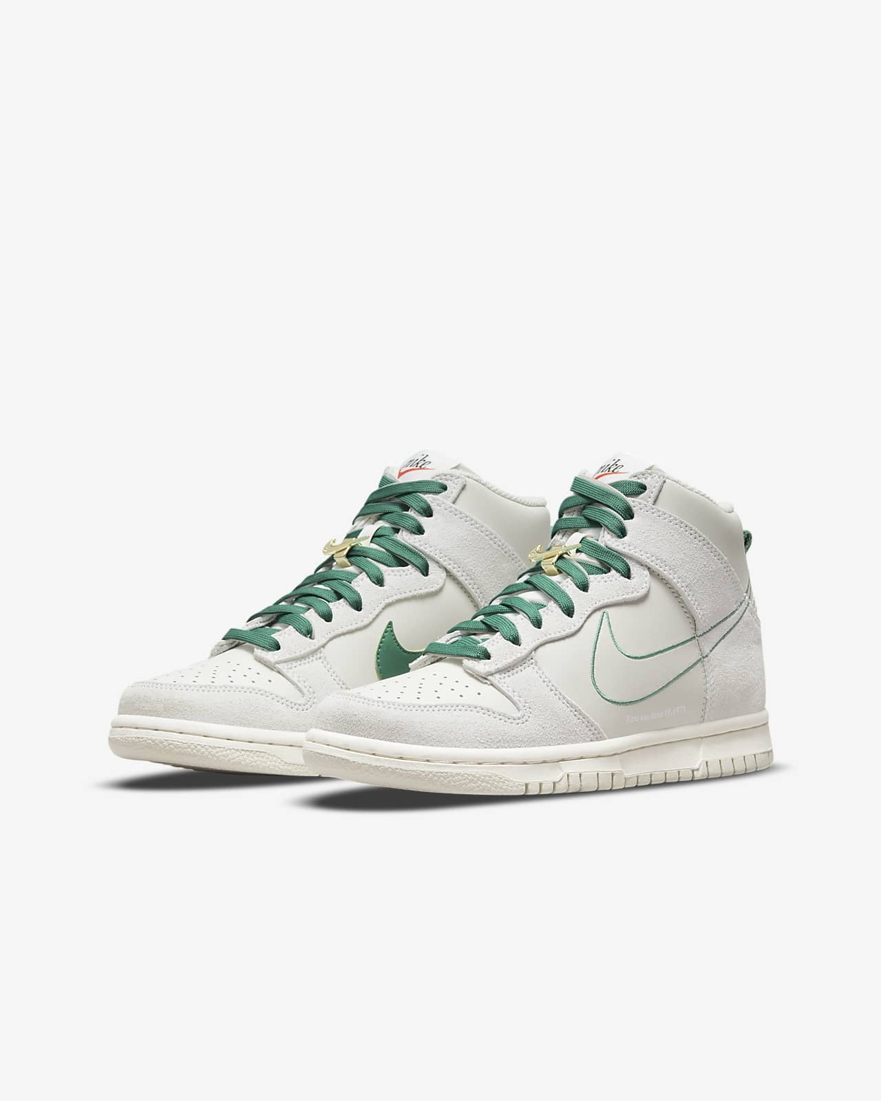 Tenisky a topánky Nike Dunk High SE "First Use Pack - Green Noise" GS Šedá | DD0733-001, 1
