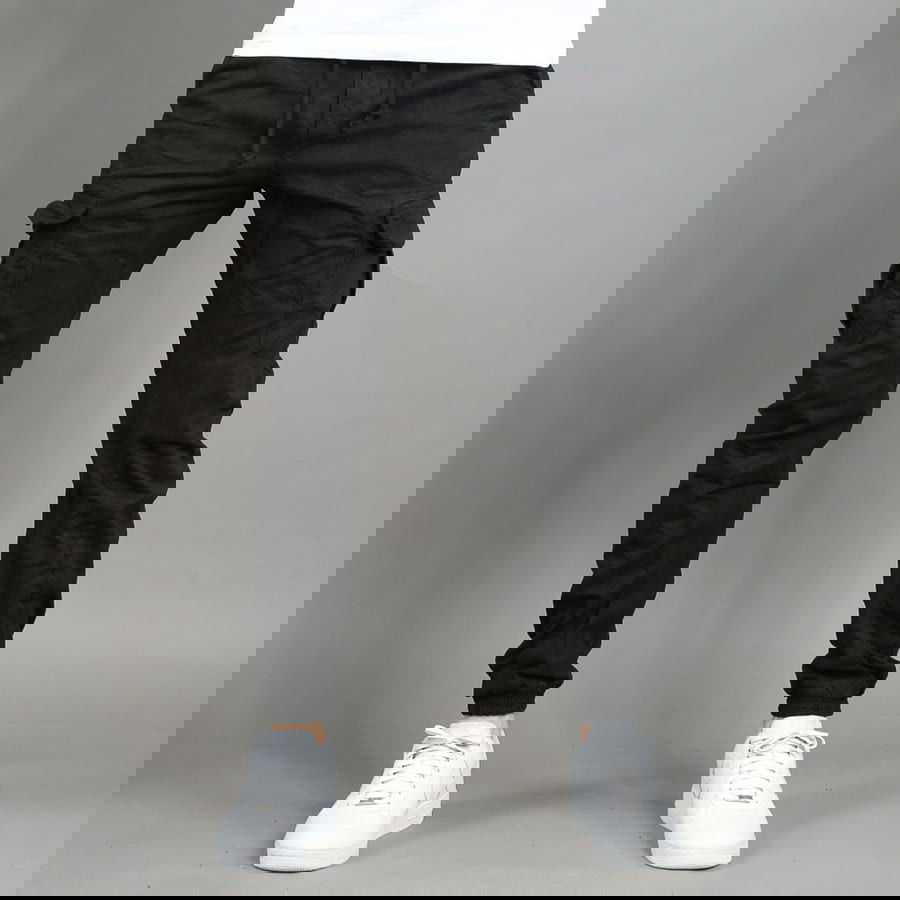 Cargo nohavice Urban Classics Cargo Jogging Pants Čierna | tb1268-black, 0