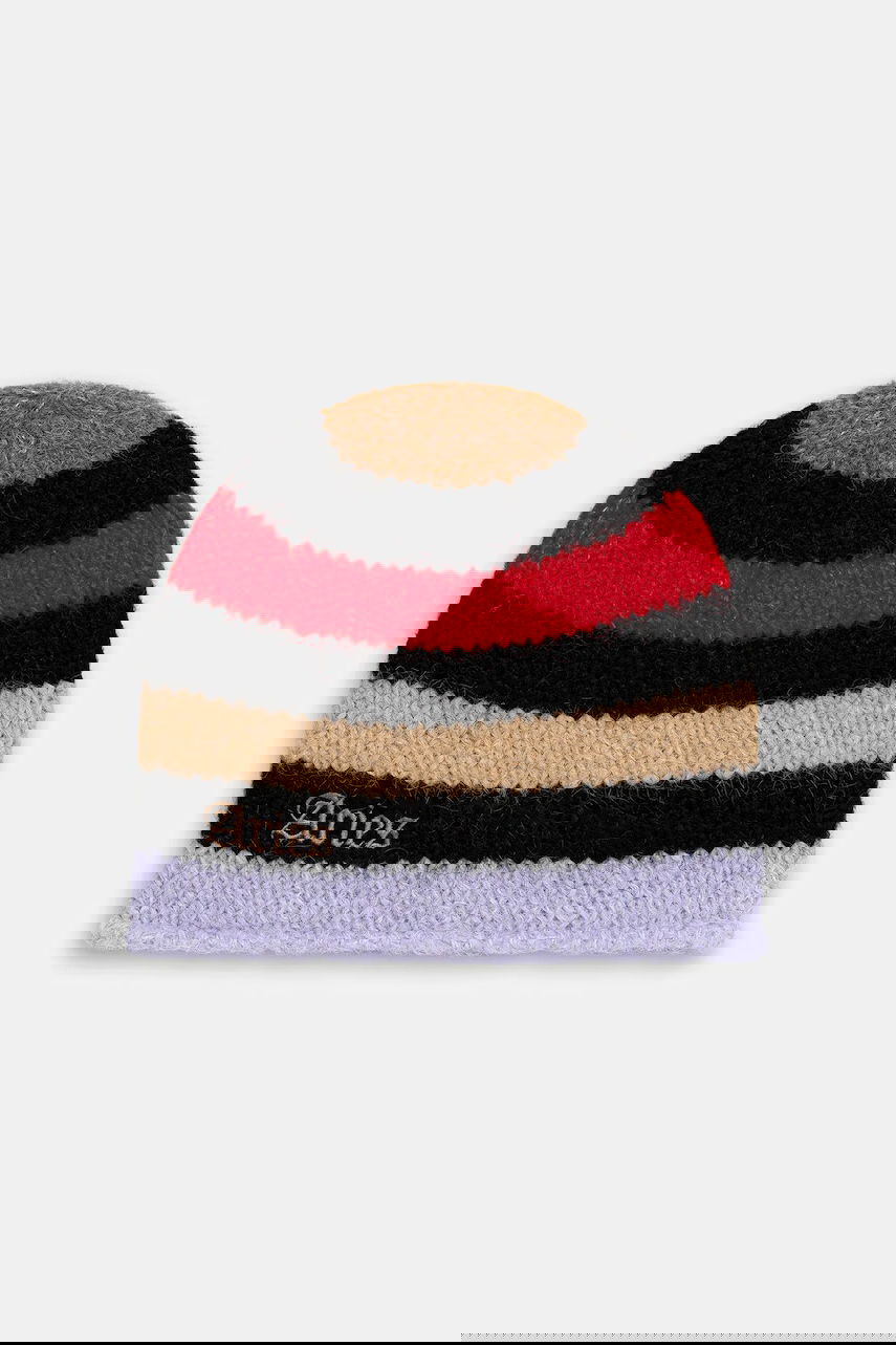 Kulicha Aries Aries Brushed Stripe Wool Blend Beanie Rôznofarebný | AR9003304, 0