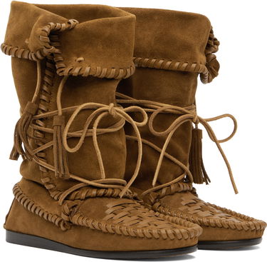 Tenisky a topánky ISABEL MARANT Isabel Marant Winki Suede Boots Hnedá | BO0210FA-C2A05S, 3