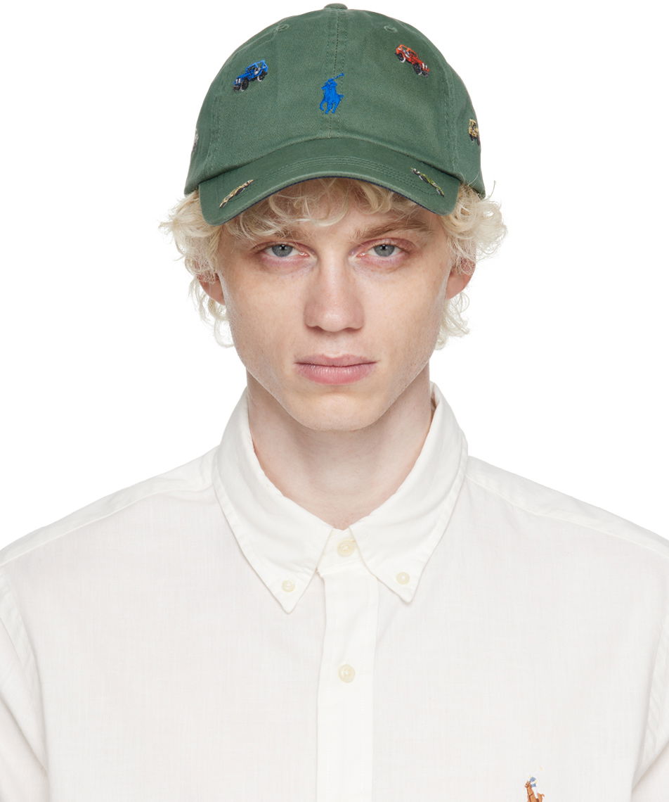 Šiltovka Polo by Ralph Lauren Embroidered Cap Zelené | 710910315001, 0