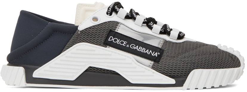 Tenisky a topánky Dolce & Gabbana Gray & White NS1 Sneakers Šedá | CS1769AJ968