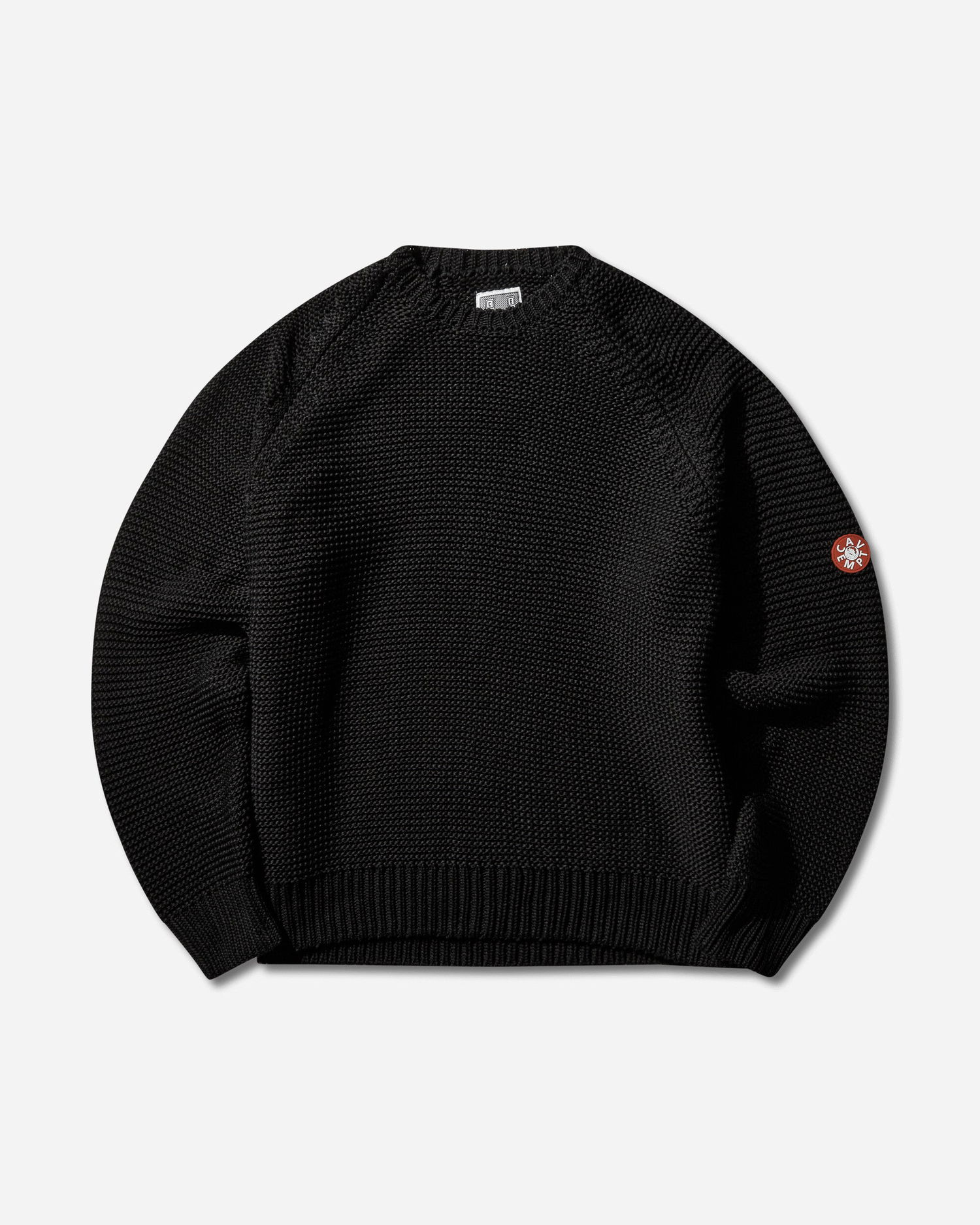 Sveter Cav Empt Raglan Sleeve Cotton Knit Sweater Čierna | CES28KN04 BLACK, 0