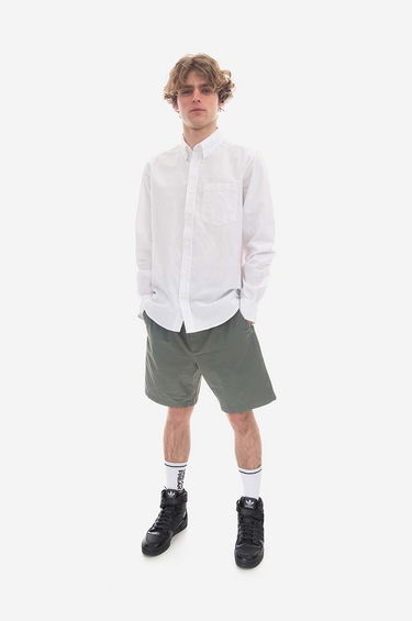 Šortky NORSE PROJECTS Ezra Light Twill Short Zelené | N35-0577-8061, 1