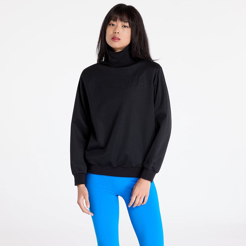 Mikina adidas Originals Sweatshirt adidas x Fear Of God Athletics Womens Mock Neck Pullover Black S Čierna | IT1922