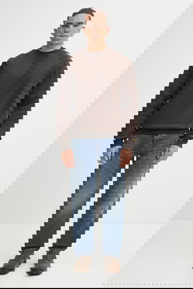 Džínsy Carhartt WIP Newel Pant Washed Straight Fit Jeans Modrá | I029208.014L, 4