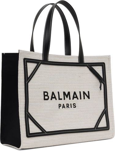 Tote bag Balmain Balmain B-Army Raffia Tote Béžová | EN0FF901TCRB, 1