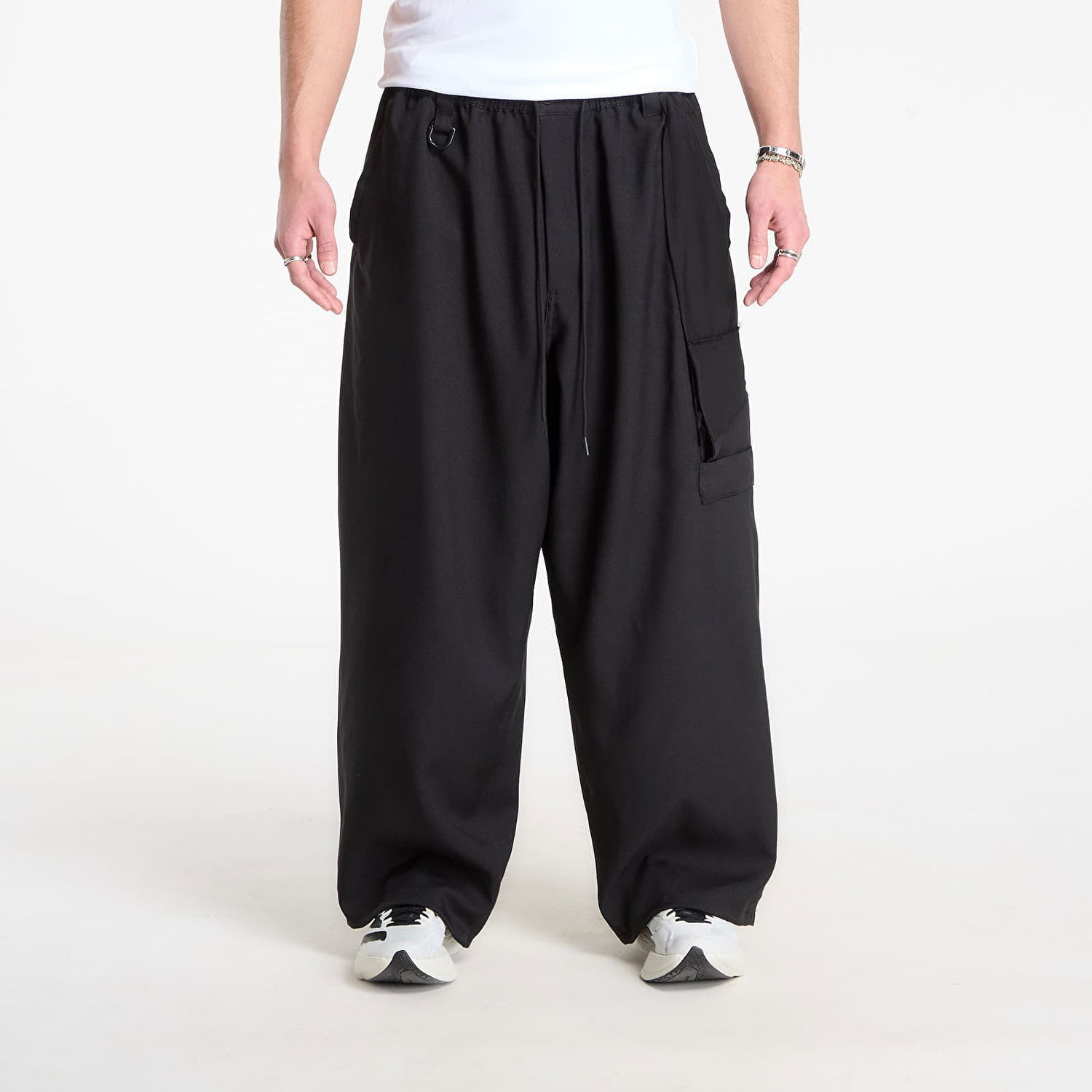 Nohavice Y-3 Y-3 Sport Uniform Straight Trousers Čierna | KE3884, 0