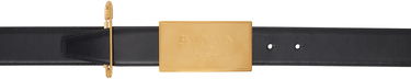 Opasok Balmain Balmain Safety Pin Leather Belt Čierna | EN1WJ167LSLX, 0