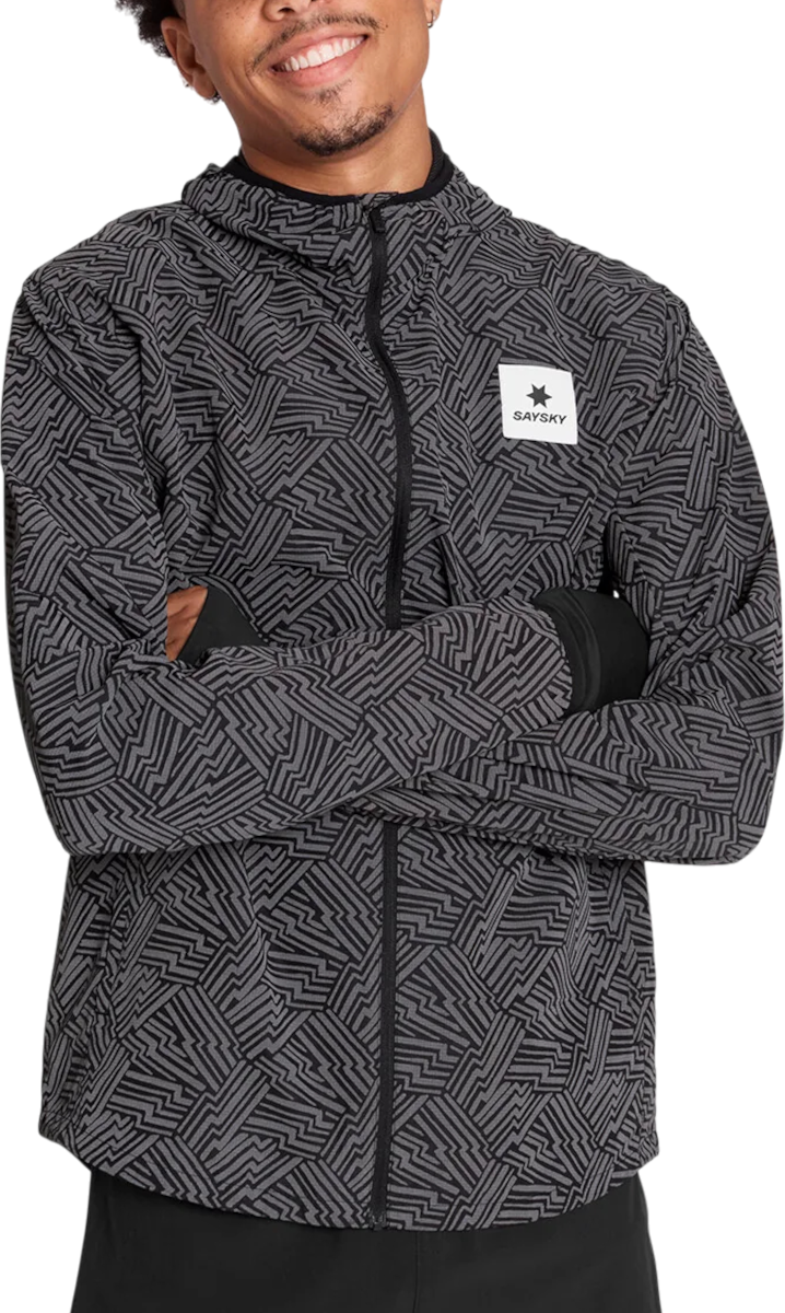 Vetrovka Saysky Hooded Reflective Blaze Jacket Šedá | omrja01c1050-omrja01c1050, 0