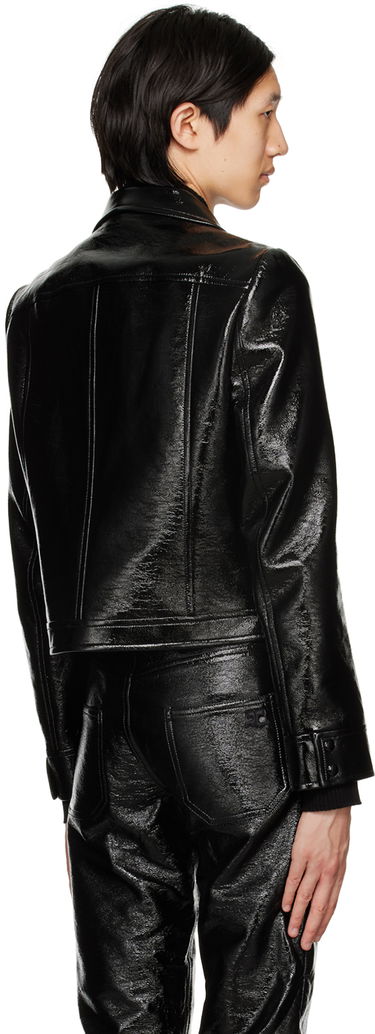 Bunda Courrèges Courrèges Crinkled Vinyl Jacket Čierna | 123CBL017VY0014, 2