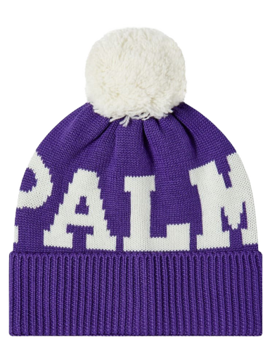 Kulicha Palm Angels Logo Pompon Beanie Fialová | PWLC011F22KNI0013701