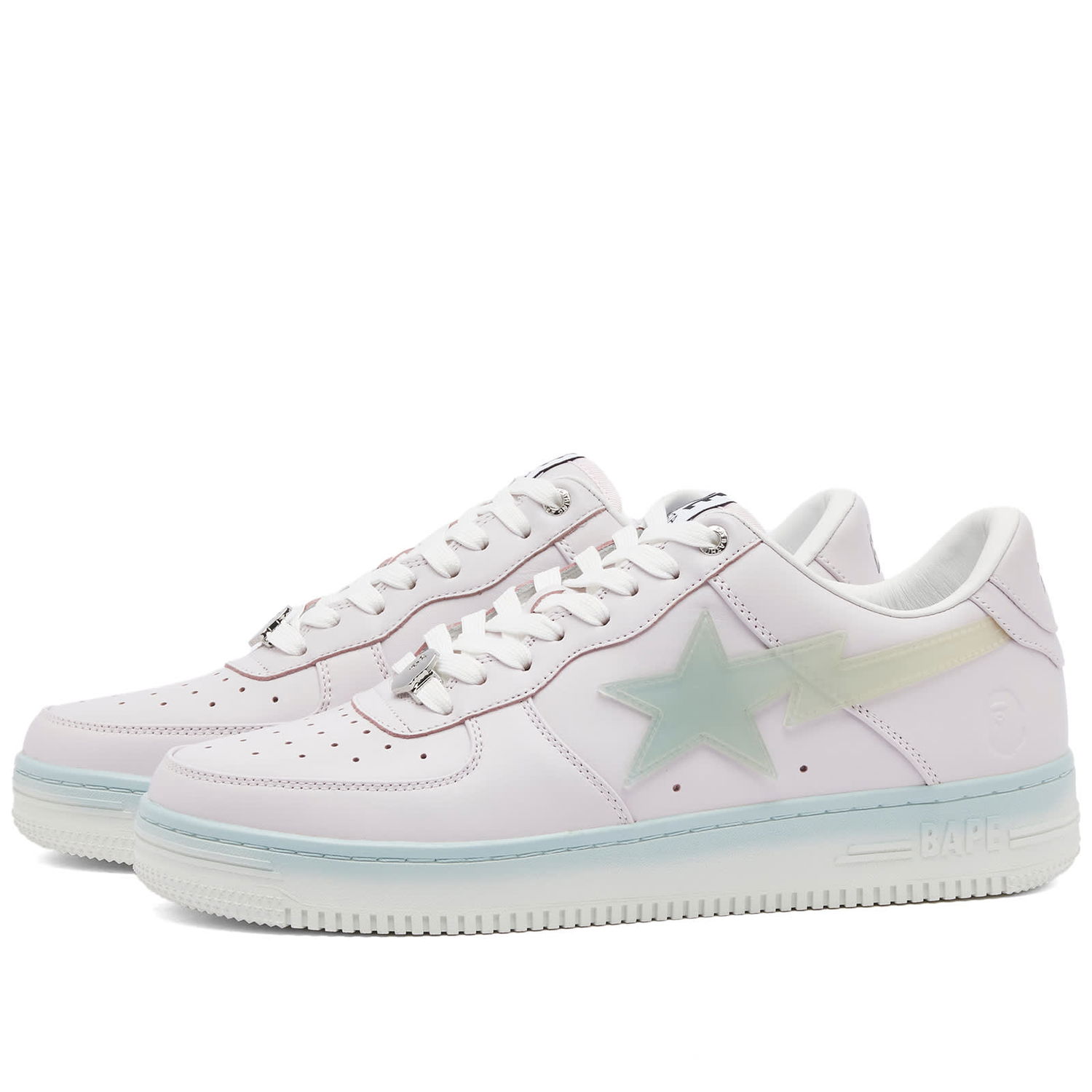 Tenisky a topánky BAPE A Bathing Ape Men's Bape Sta #5 Biela | 001FWJ801054I-PUR, 0