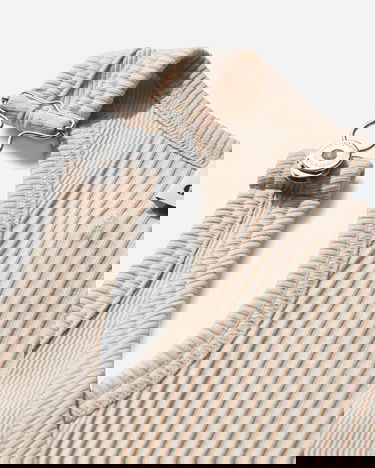 Podprsenka Jean Paul Gaultier Jean Paul Gaultier Ribbed Metal Hardware Logo Patch Bra Top Béžová | 26-01-W-TO430-J014 63, 4