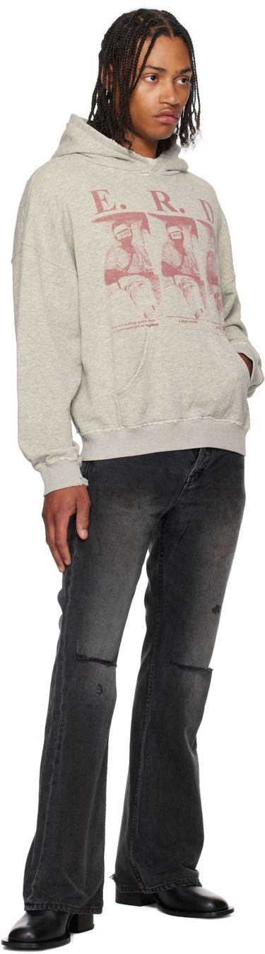 Mikina Enfants Riches Déprimés Enfants Riches Déprimés 'You Are Nothing' Graphic Hoodie Šedá | 020-464, 3