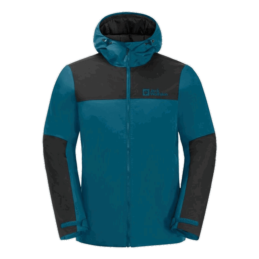 Bunda Jack Wolfskin JASPER Hooded Outdoor Jacket Rôznofarebný | 1114321-4133