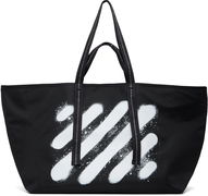 Diagonal Spray Day Off Nylon Tote Bag