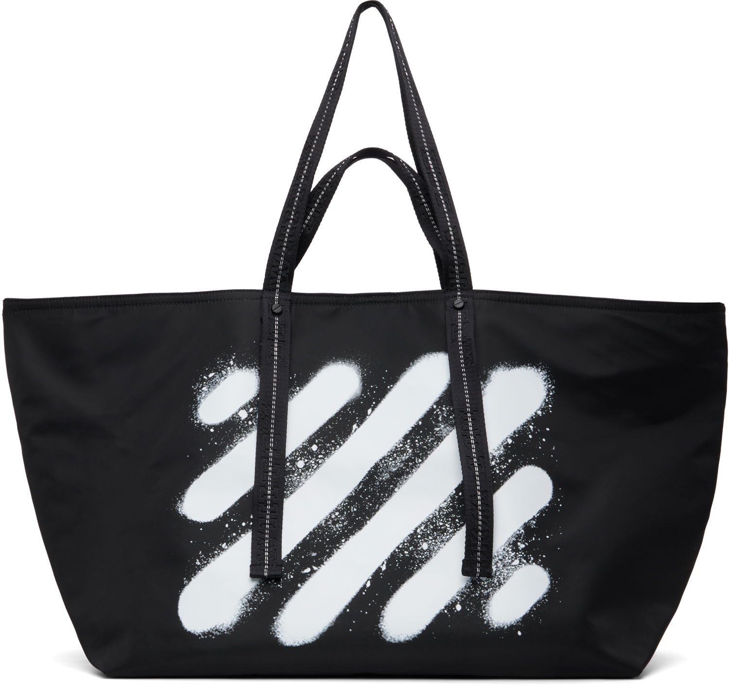 Tote bag Off-White Diagonal Spray Day Off Nylon Tote Bag Čierna | OMNA20JF25FAB0011001, 0