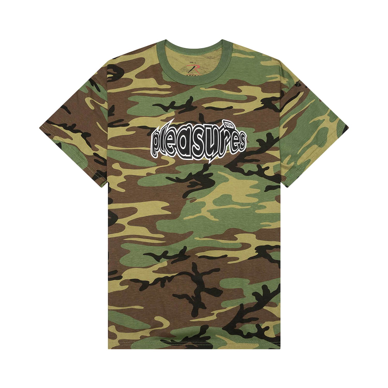 Tričko Pleasures Strain Logo T-Shirt Rôznofarebný | P21W054 CAMO, 1
