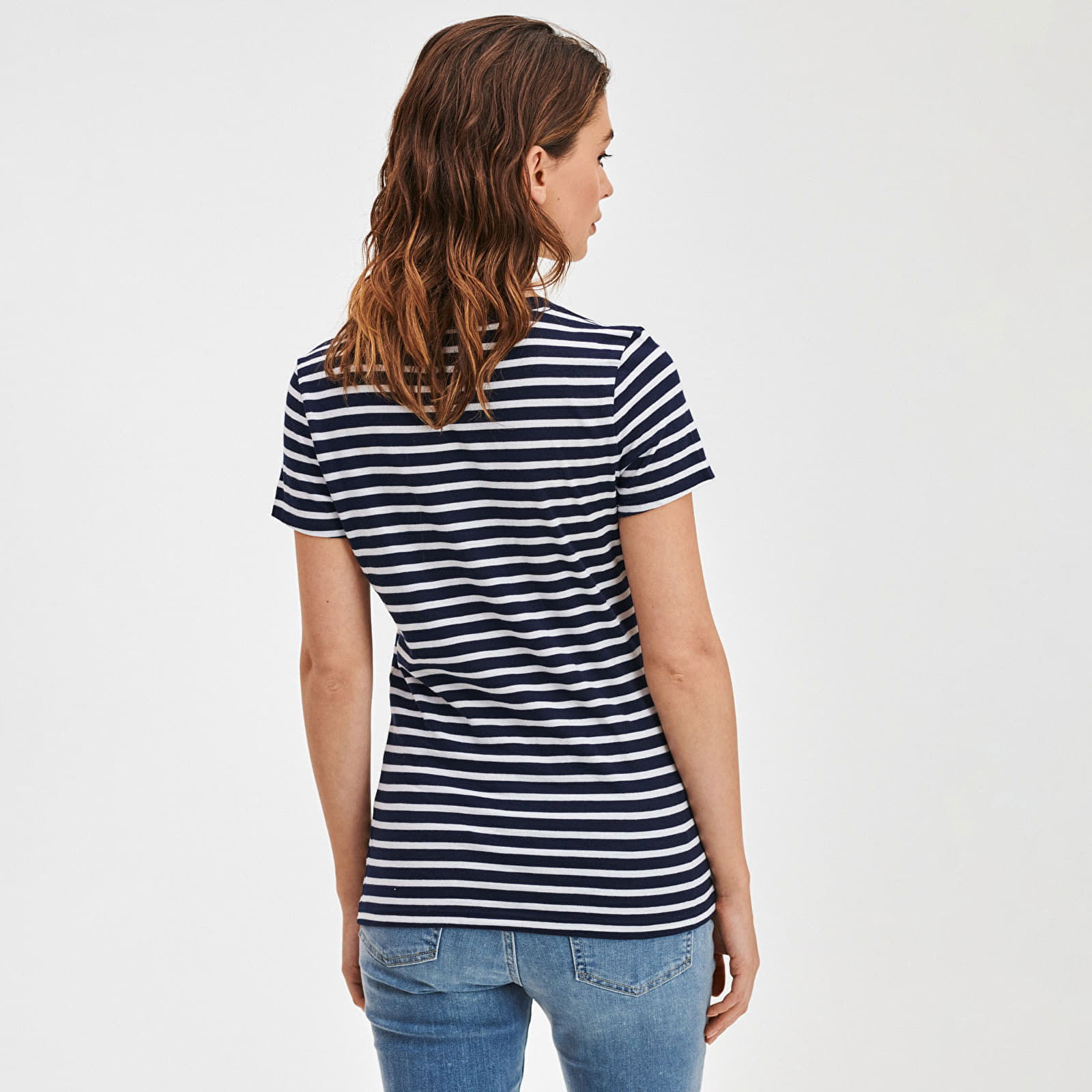 Logo Tees 2Pack Navy Stripe