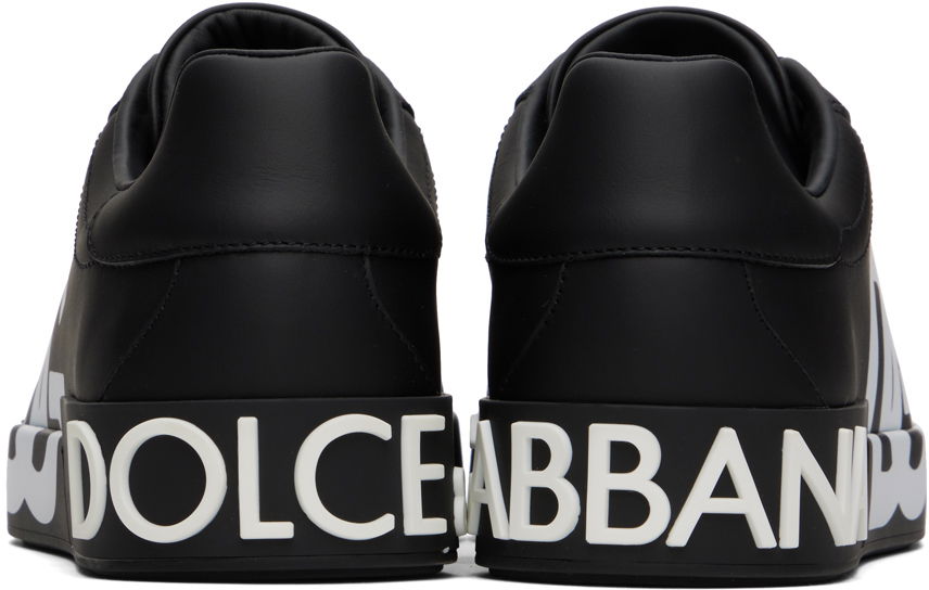 Tenisky a topánky Dolce & Gabbana Black Portofino Čierna | CS1772AC330, 1