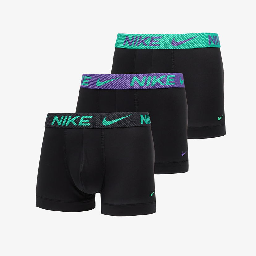 Boxerky Nike DRI-FIT Essential Micro Trunks (3-Pack) Čierna | 0000KE1156-U9M