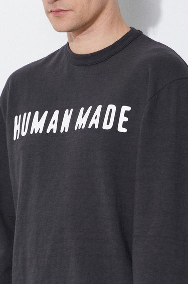 Tričko Human Made Graphic Longsleeve T-Shirt Čierna | HM27CS012, 4