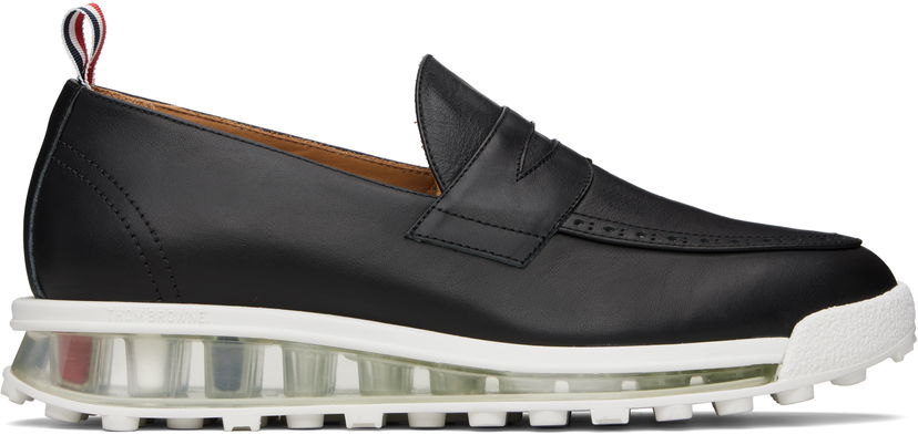 Tenisky a topánky Thom Browne Thom Browne Clear Tech Runner Sole Penny Loafers Čierna | MFE008B-05584
