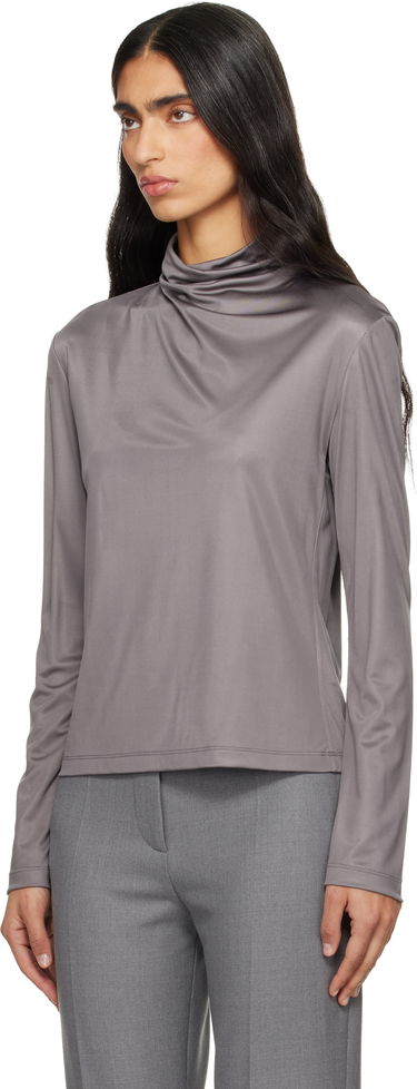 Dres Dries Van Noten Dries Van Noten Long-Sleeve Jersey Turtleneck Šedá | 252-011157-2617, 3