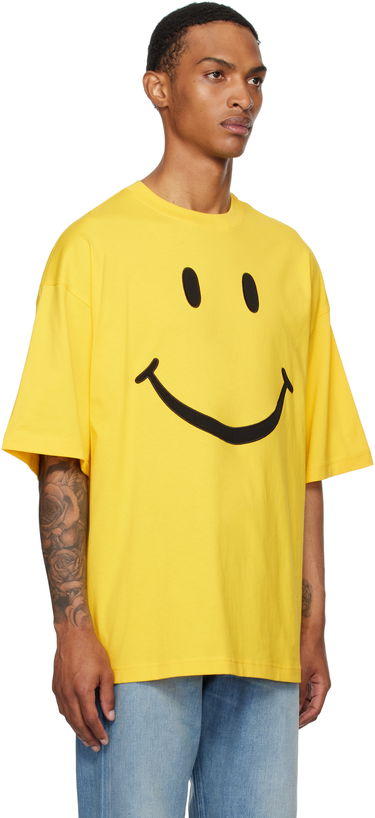 Tričko Moschino Moschino Smiley® Organic Cotton T-Shirt Žltá | 252ZZ072352411027, 1