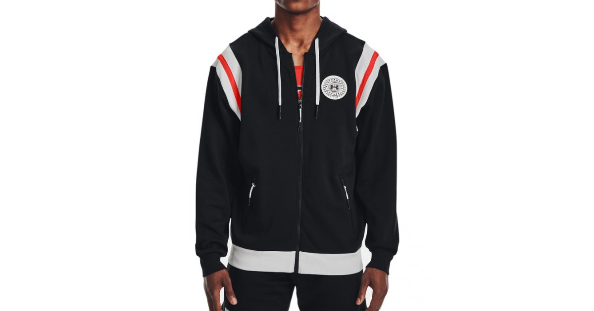 Mikina Under Armour Rival Fleece Full-zip Hoodie Čierna | 1366303-001, 1