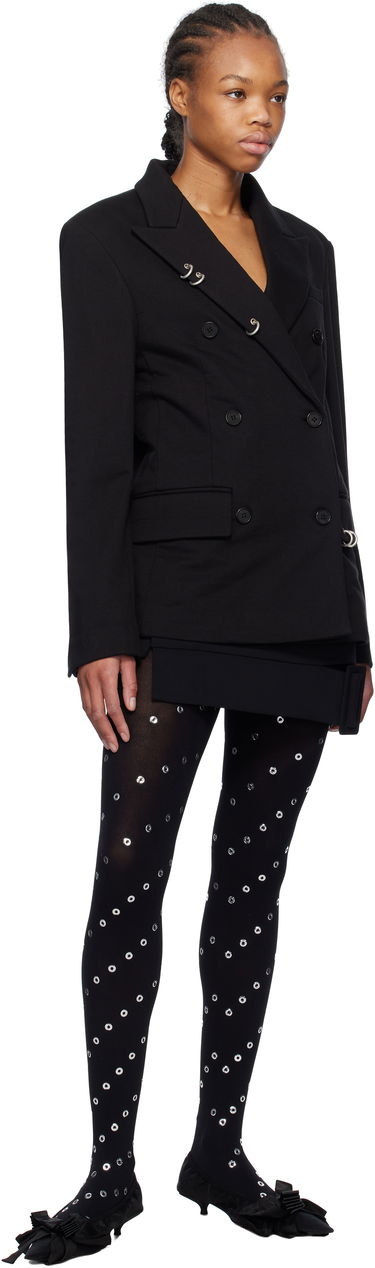 Ponožky We11done We11done Eyelet Tights Čierna | WD-LE0-25-285-W-BK, 3