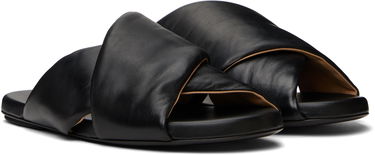 Tenisky a topánky Marsèll Marsèll Spanciata Twist Leather Slides Čierna | M4468P010666, 3