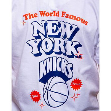 Tričko Mitchell & Ness NBA Merch Take Out Tee Knicks White Biela | BMTRINTL1234-NYKWHIT, 4